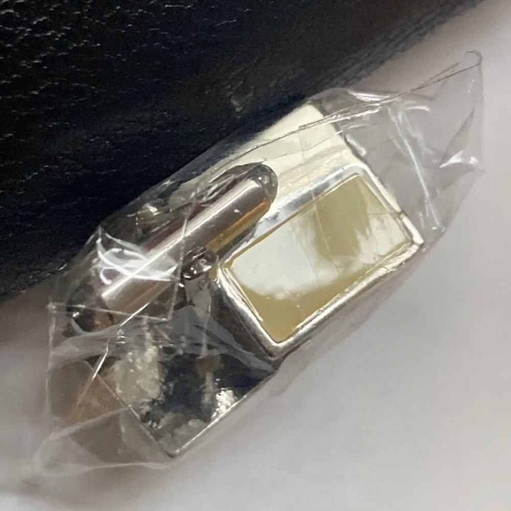CUFFLINKS Metal Silver Yellow NEW